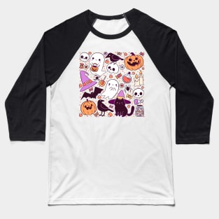 Cute halloween pattern Baseball T-Shirt